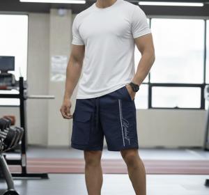 شورتک جنس کتان ماچینست جیب جلو