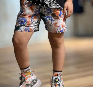 شورتک بچگانه ی طرح حروف روشن کد 139