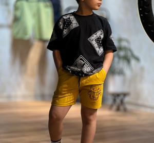 شورتک بچگانه ی طرح ربات کد 172